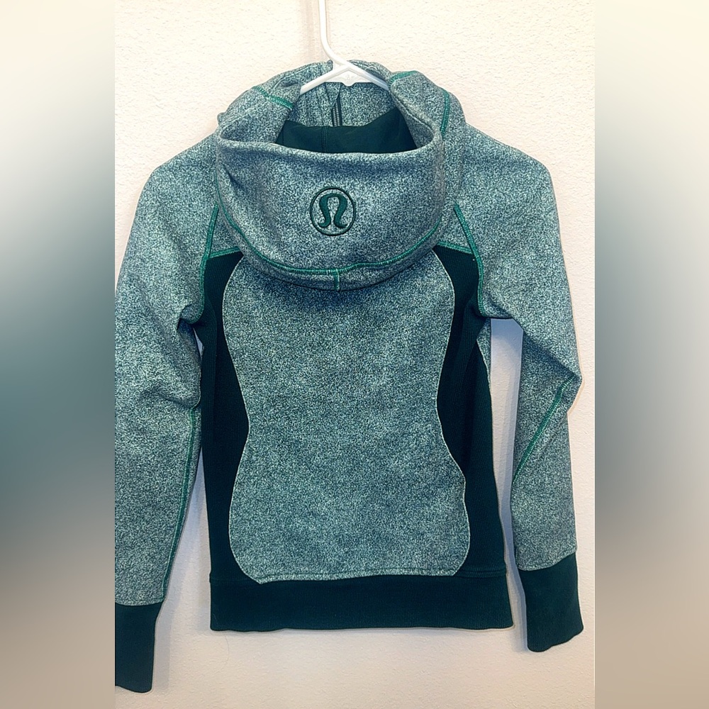 Lululemon Teal Scuba Hoodie Size 2 - Picture 2 of 6
